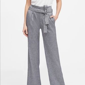 Banana Republic High-Rise Linen Cotton Pant